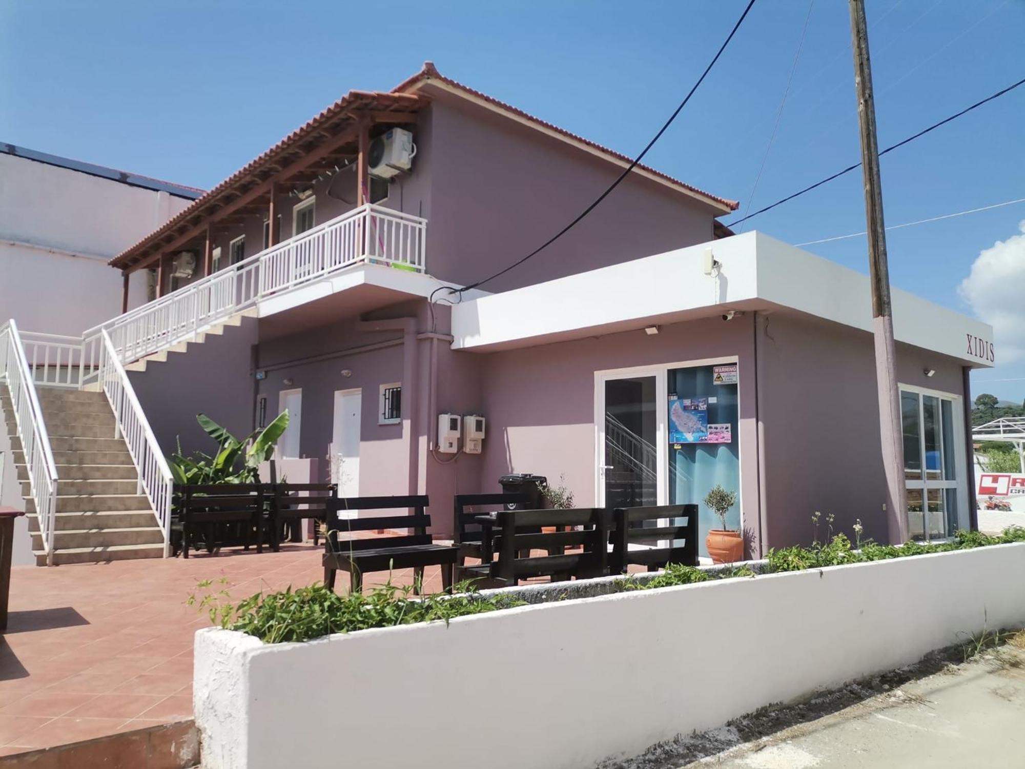 Xidis Hotel Laganas Bagian luar foto